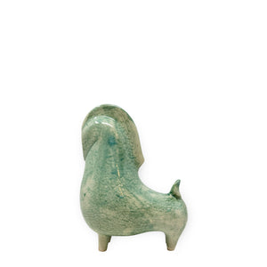 Turquoise Horse Ceramic Sculpture - H+E Goods Company